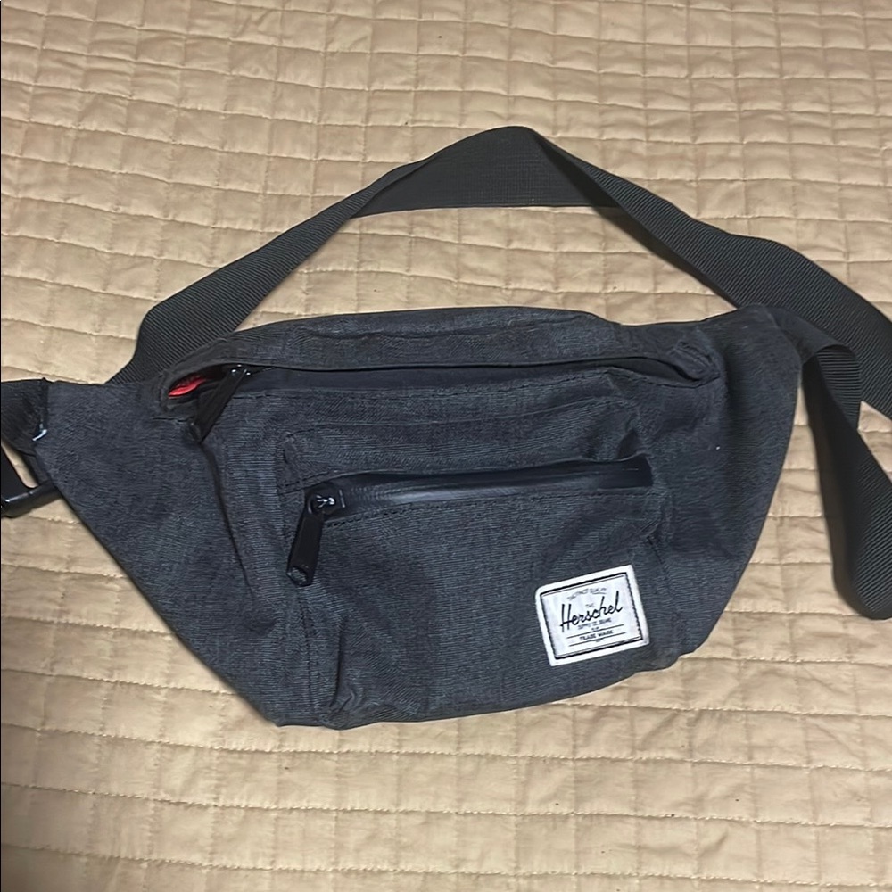 Herschel Supply Company Gray Belt Bag with Adjustable Strap